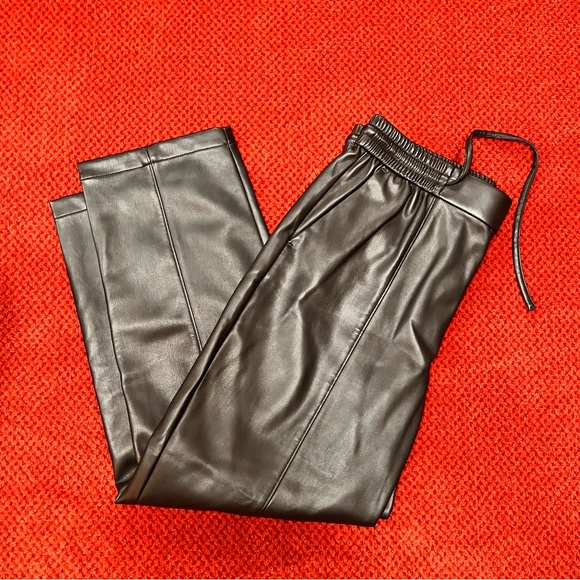 ❤️Host Pick❤️LOFT Vegan leather pants, size large - Picture 2 of 4